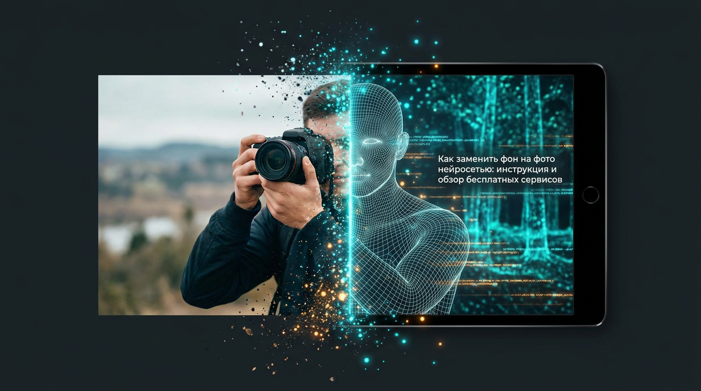 Как заменить фон на фото нейросетью: инструкция и обзор бесплатных сервисов